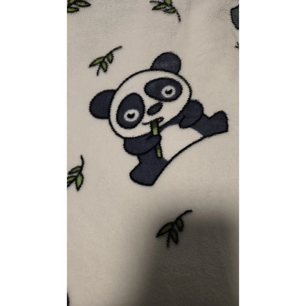 Kids Oodie Panda Hoodie Blanket Sherpa Lined Cozy Oversized 4-13 Snuggly Soft